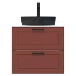Creavit Perra 60 Cm Tarçın 2 Çekmeceli Lavabo Dolabı görsel 1