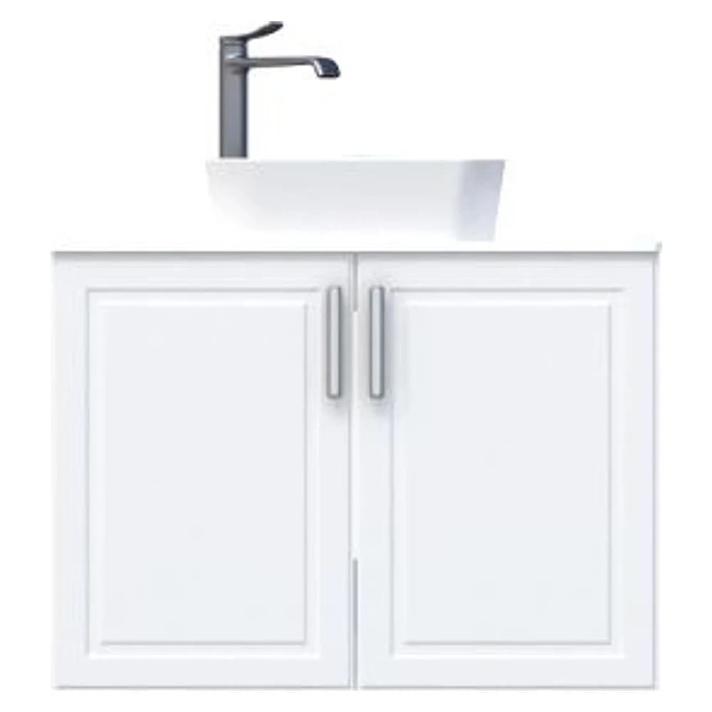 Creavit Perra 80 Cm Beyaz Kapaklı Lavabo Dolabı