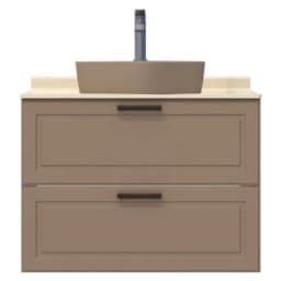 Creavit Perra 80 Cm Latte 2 Çekmeceli Lavabo Dolabı görsel 1