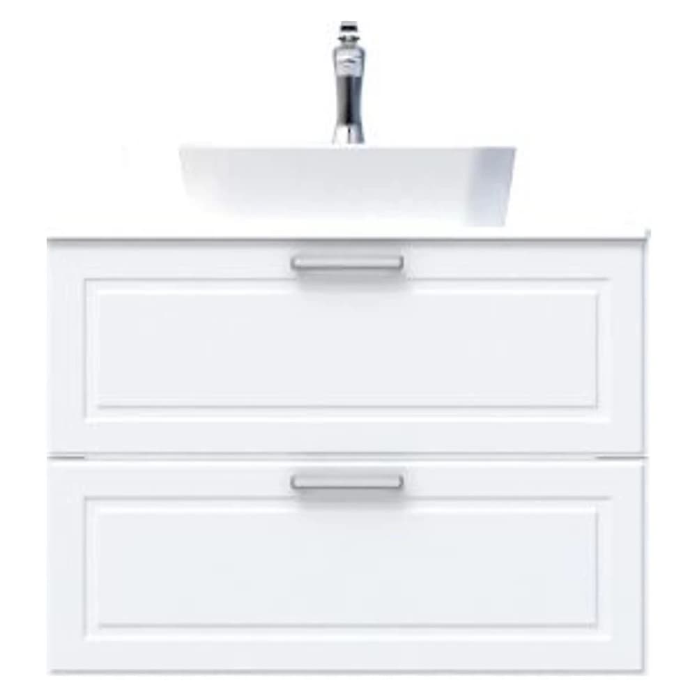 Creavit Perra 80 Cm Beyaz 2 Çekmeceli Lavabo Dolabı
