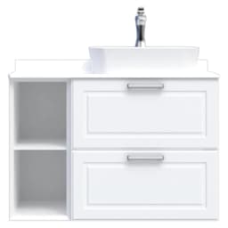 Creavit Perra 25+60 Cm Beyaz 2 Çekmeceli Lavabo Dolabı görsel 1