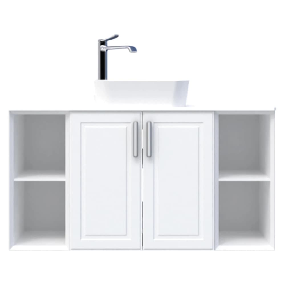 Creavit Perra 25+60+25 Cm Beyaz Kapaklı Lavabo Dolabı