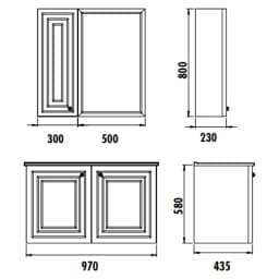 Creavit Kayra 100 Cm Mat Gri Kapaklı Lavabo Dolabı görsel 2