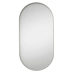 Creavit Colorit 40x80 Cm Mat Cappuccino Oval Ayna görsel 1