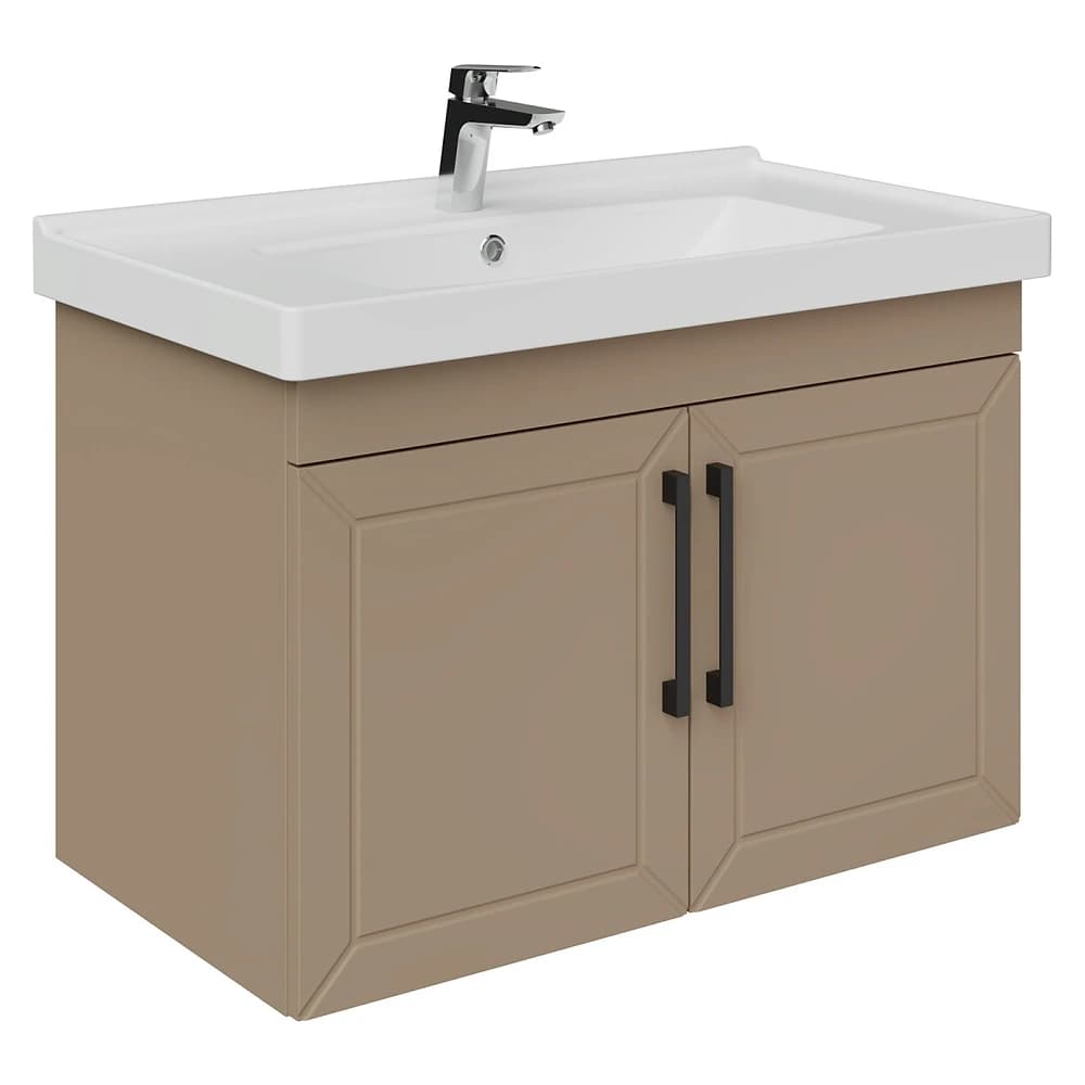 Creavit D20 80 Cm Dafne Lake Kapaklı Lavabo Dolabı
