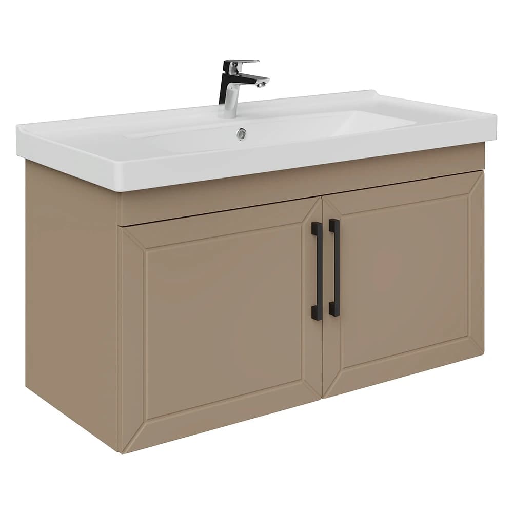 Creavit D20 100 Cm Dafne Lake Kapaklı Lavabo Dolabı