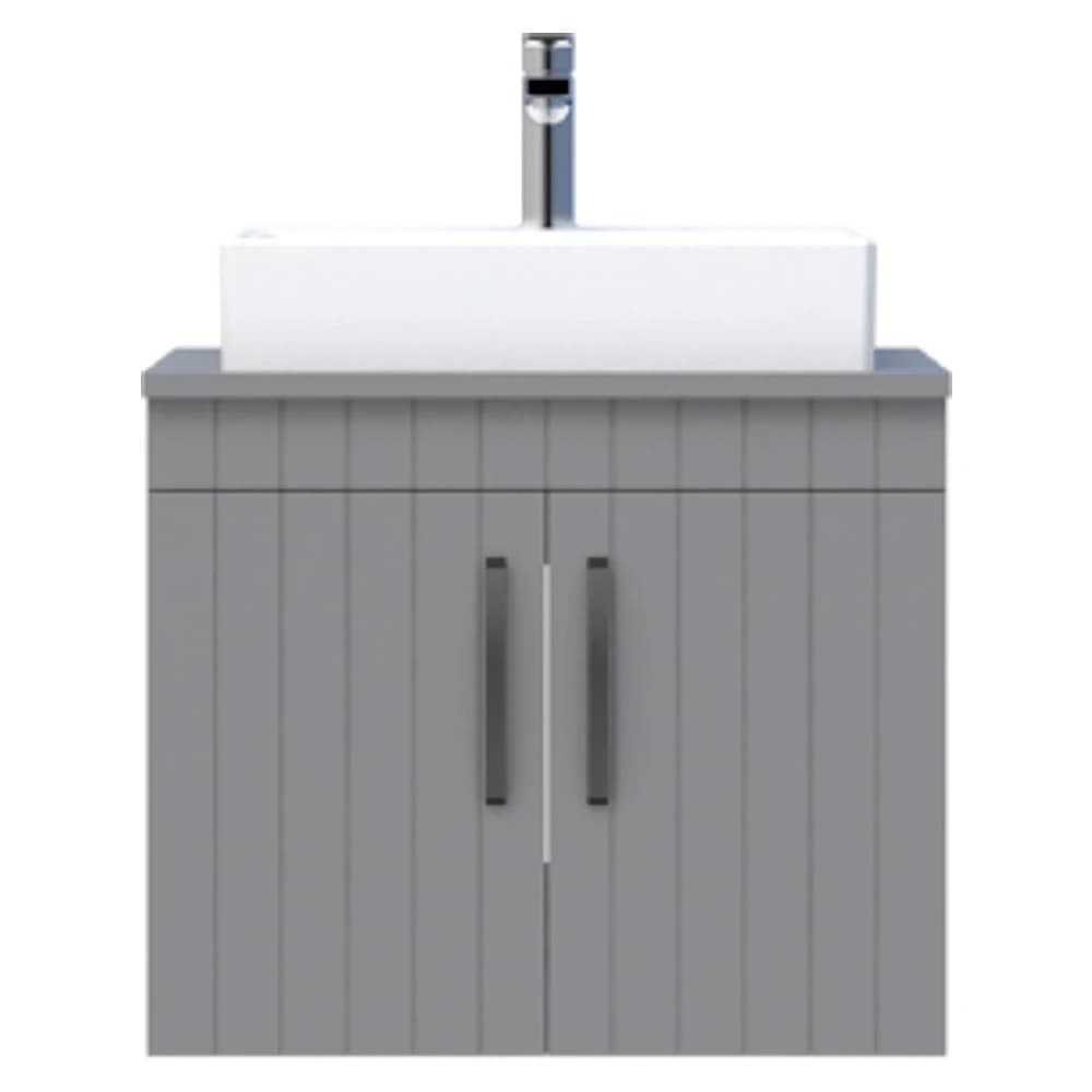 Creavit D20 65 Cm Gri Çizgili Lake Lavabo Dolabı