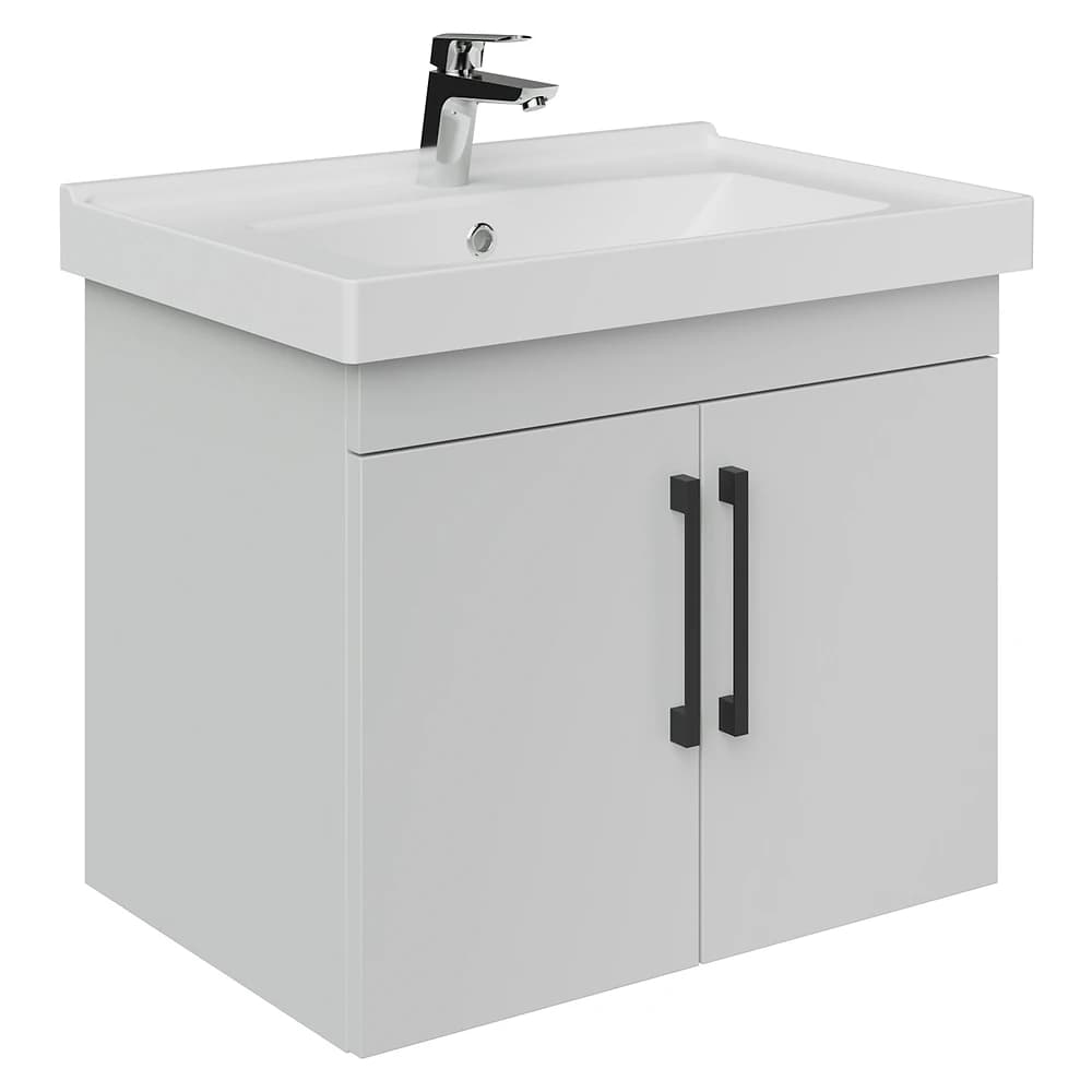 Creavit D20 65 Cm Beyaz Kapaklı Lavabo Dolabı