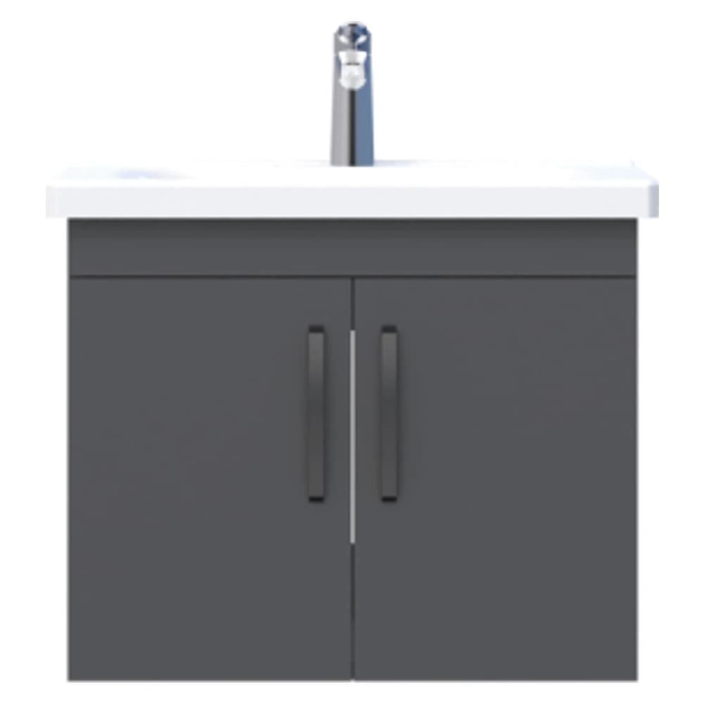 Creavit D20 65 Cm Gri Kapaklı Lavabo Dolabı