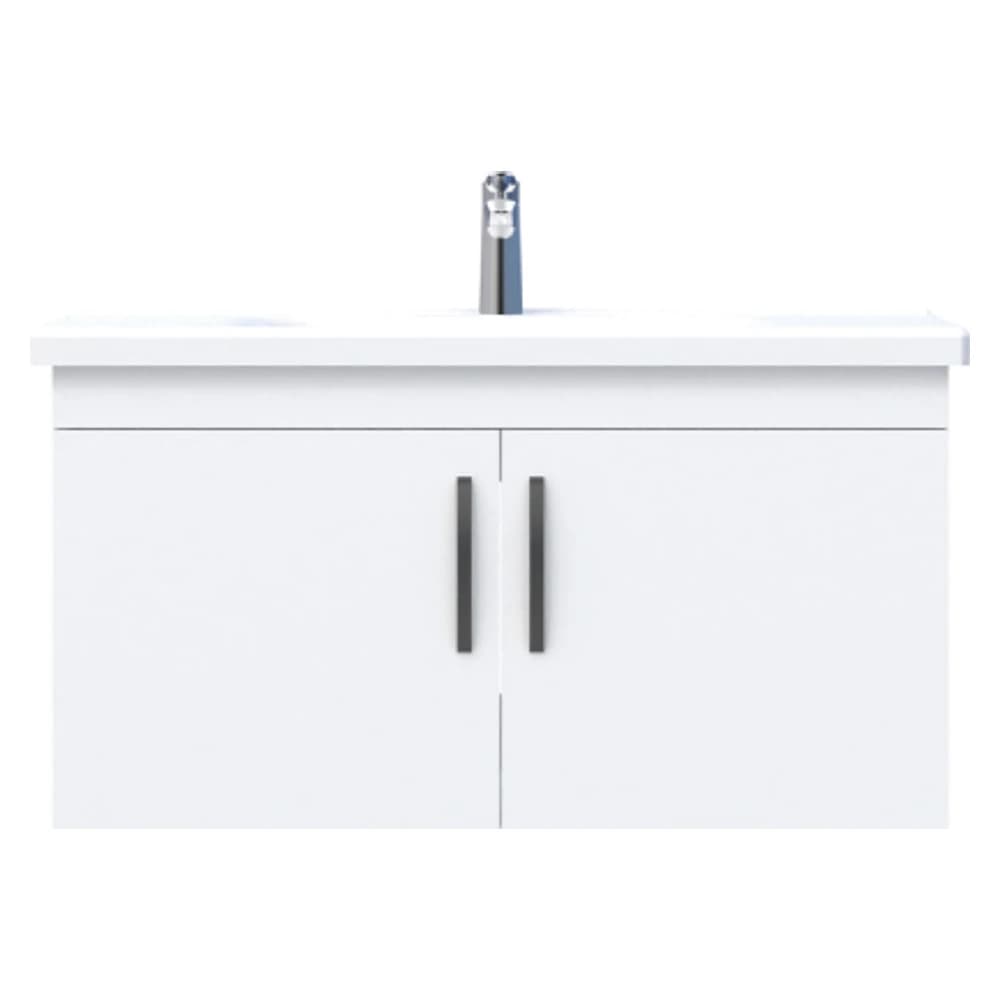 Creavit D20 100 Cm Beyaz Kapaklı Lavabo Dolabı