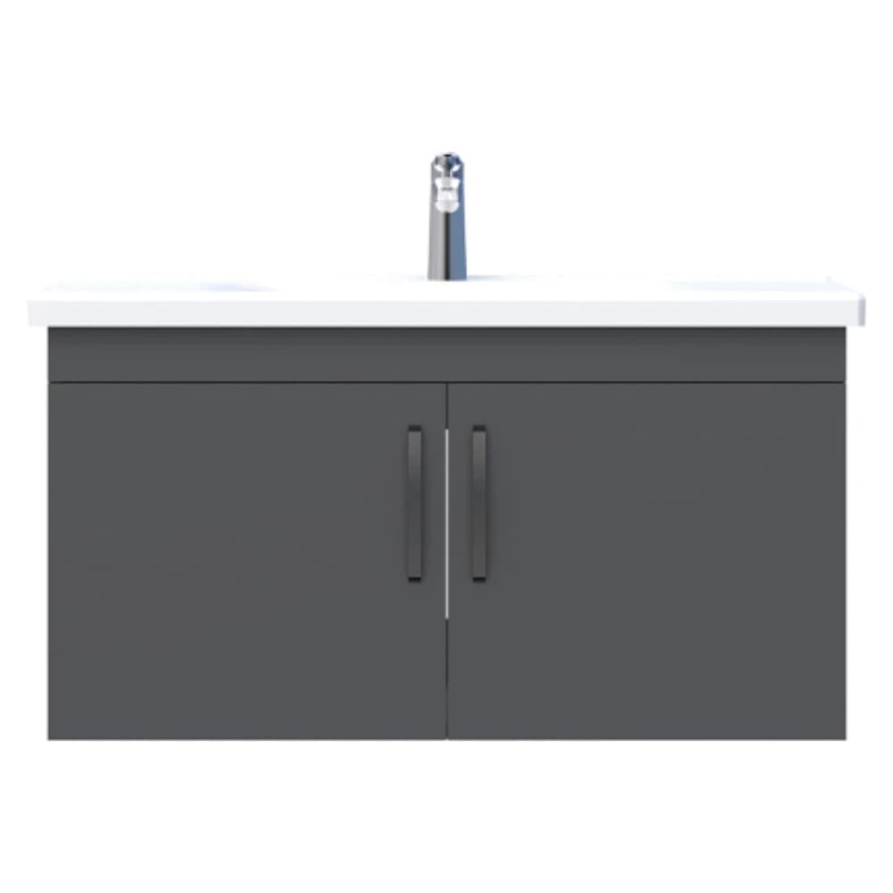 Creavit D20 100 Cm Gri Kapaklı Lavabo Dolabı