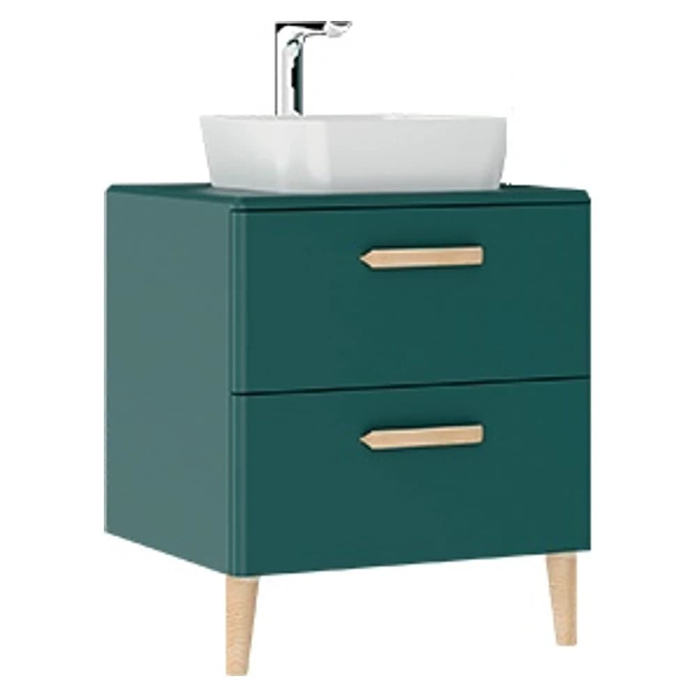 Creavit Patara 60 Cm Mat Yeşil Lavabo Dolabı