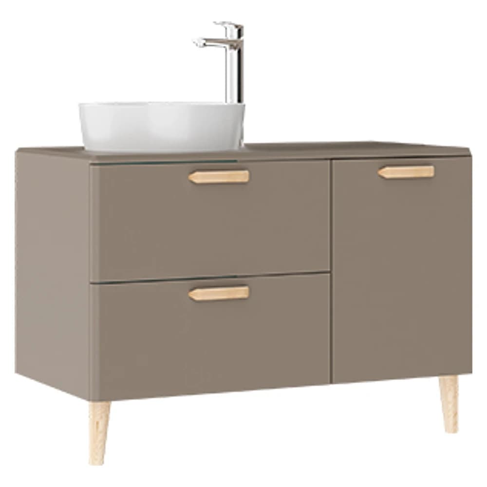 Creavit Patara 100 Cm Mat Cappuccino Lavabo Dolabı