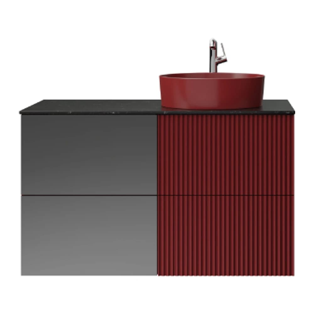 Creavit Duo 100 Cm Berry Lavabo Dolabı