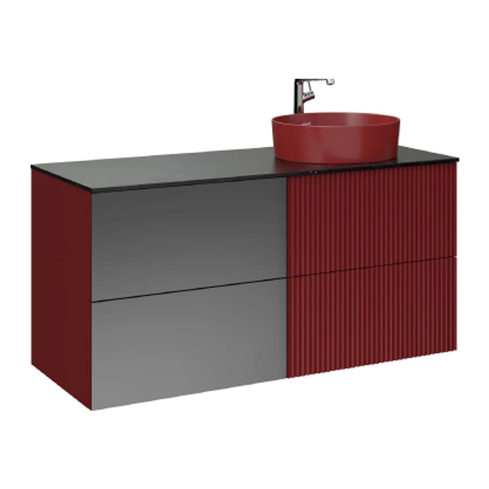 Creavit Duo 120 Cm Berry Lavabo Dolabı