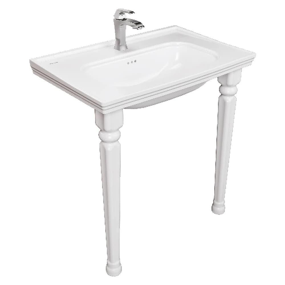Creavit Antik 80x50 Cm Dolap Uyumlu Etajerli Lavabo
