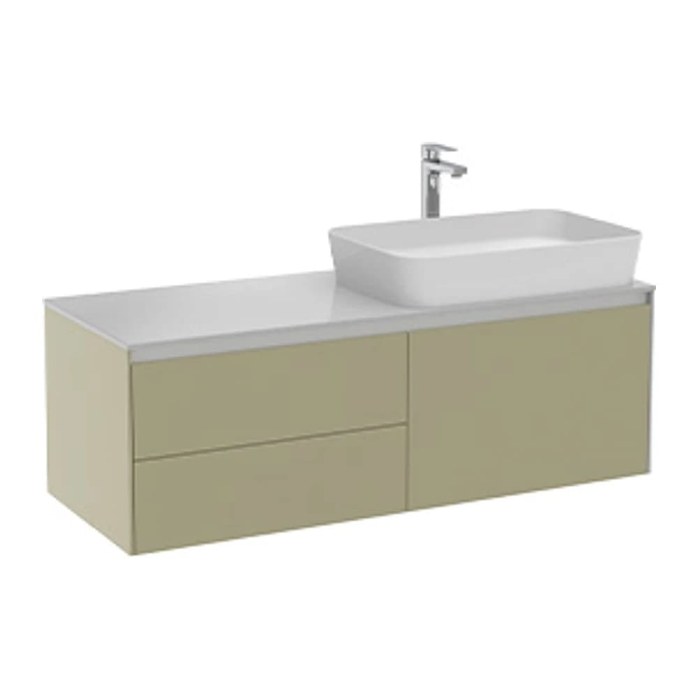 Creavit Flat 120 Cm Palazzo Tezgahlı Lavabo Dolabı