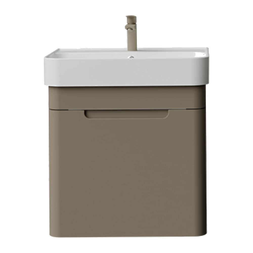 Creavit Colorit 60 Cm Mat Cappuccino Kapaklı Lavabo Dolabı