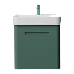 Creavit Colorit 60 Cm Nil Yeşili Kapaklı Lavabo Dolabı görsel 1