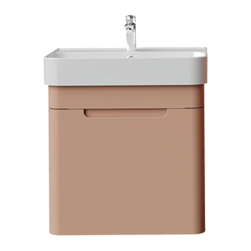 Creavit Colorit 60 Cm Şeftali Tüyü Kapaklı Lavabo Dolabı