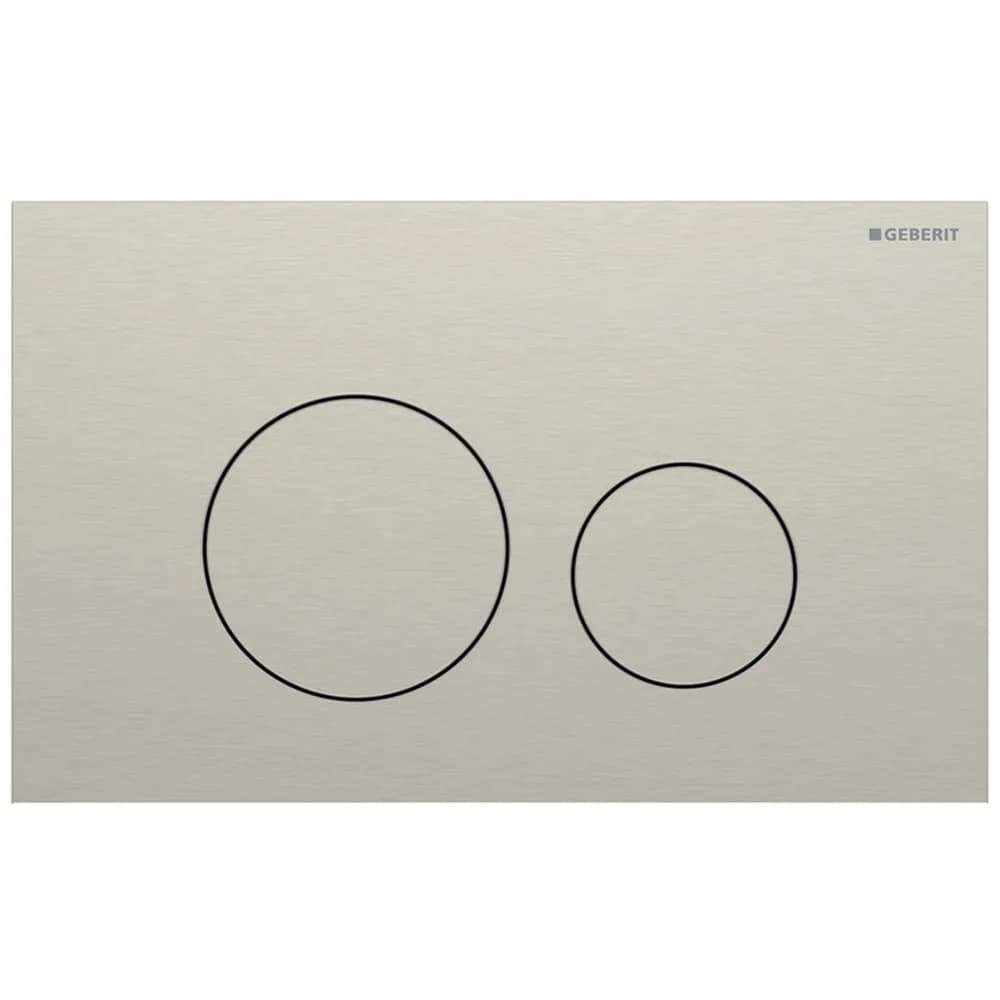 Geberit Sigma40 Yuvarlak Fırçalanmış Nikel Kumanda Kapağı