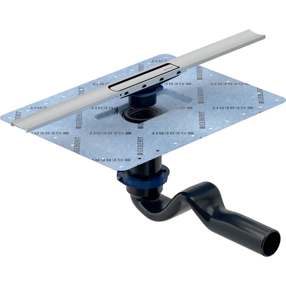 Geberit CleanLine30 60 cm Paslanmaz Çelik Duş Kanalı Seti, 50 mm Çıkışlı