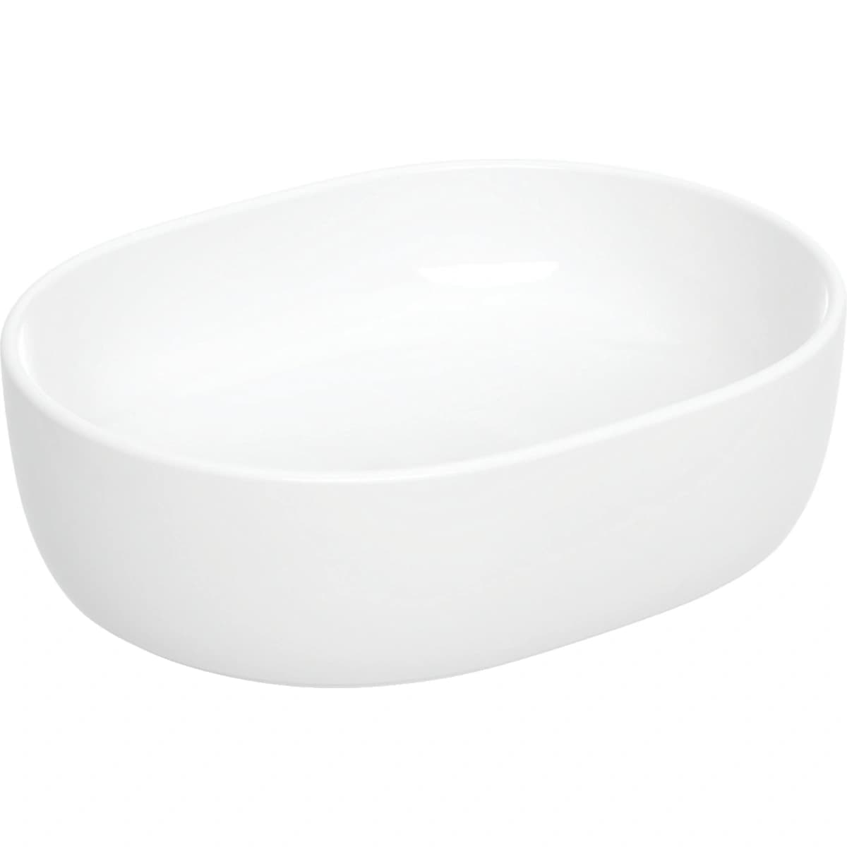 Geberit Aniara 55x35 cm Eliptik Çanak Lavabo, Taşma Deliksiz