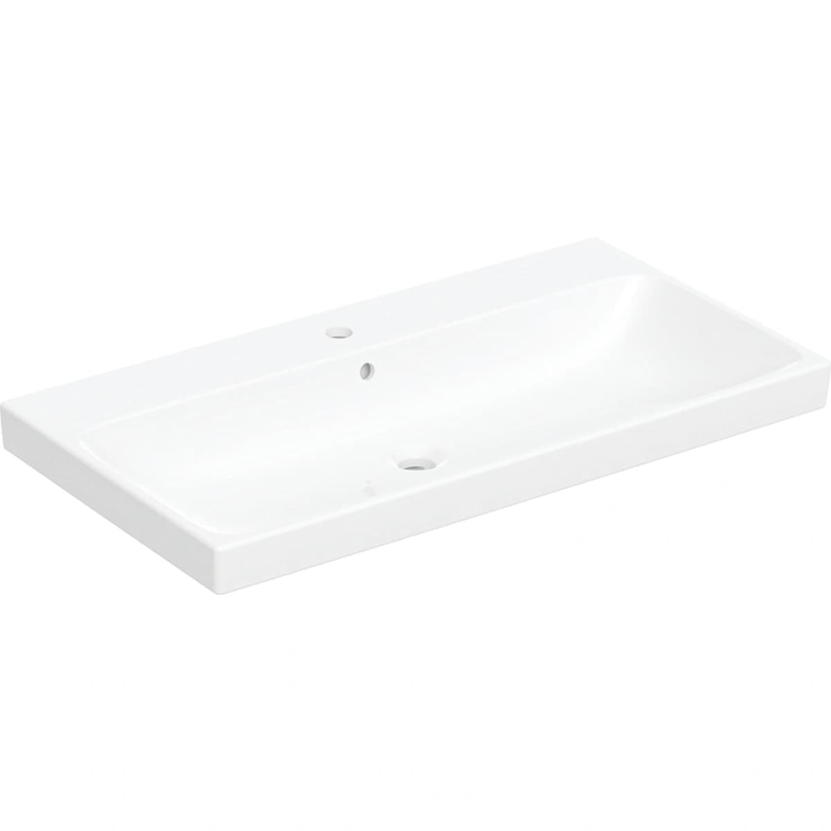 Geberit Aniara 90,5x48,5 cm Lavabo, Taşma Delikli, Batarya Delikli