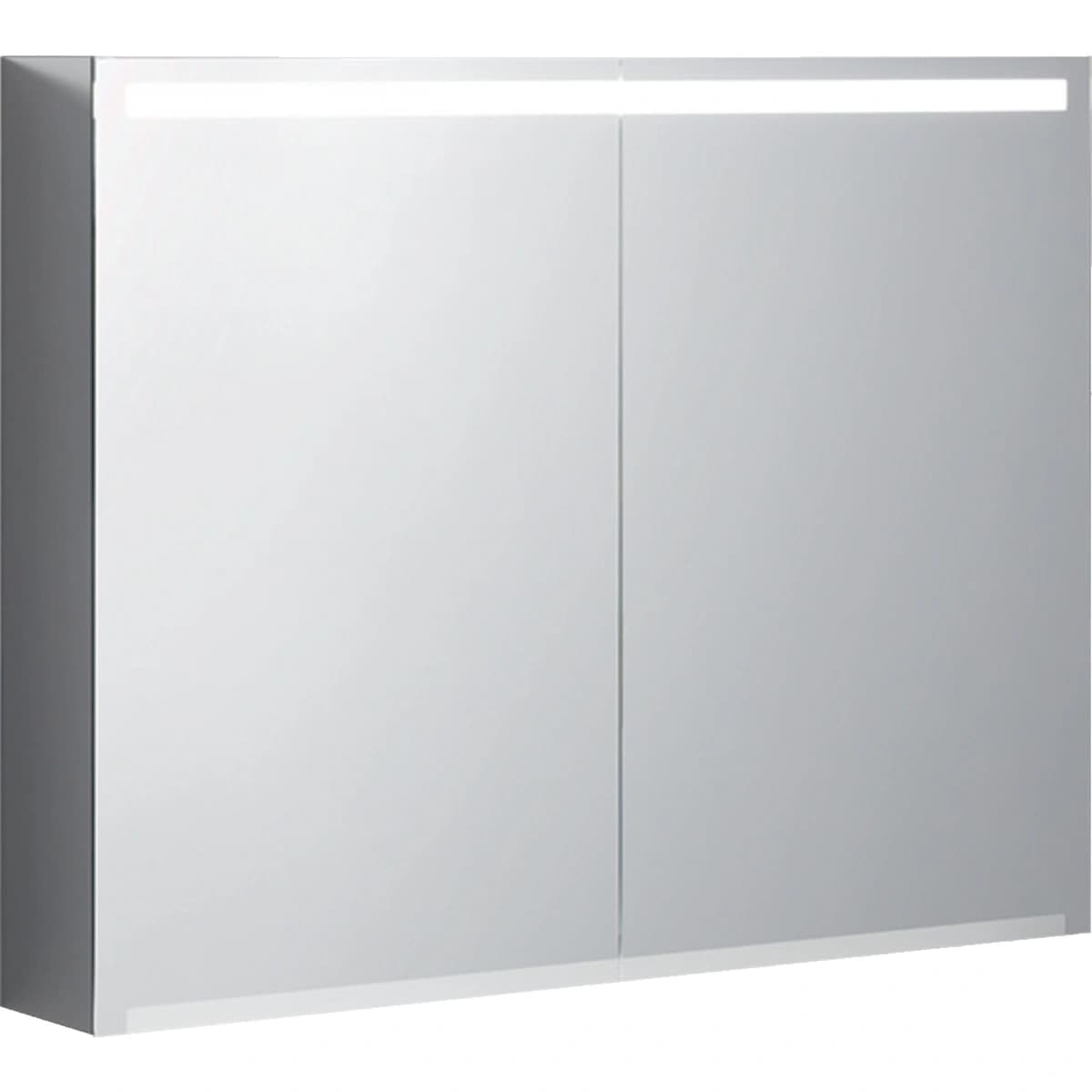 Geberit Option 90 cm Aydınlatmalı Aynalı Dolap, Çift Kapılı