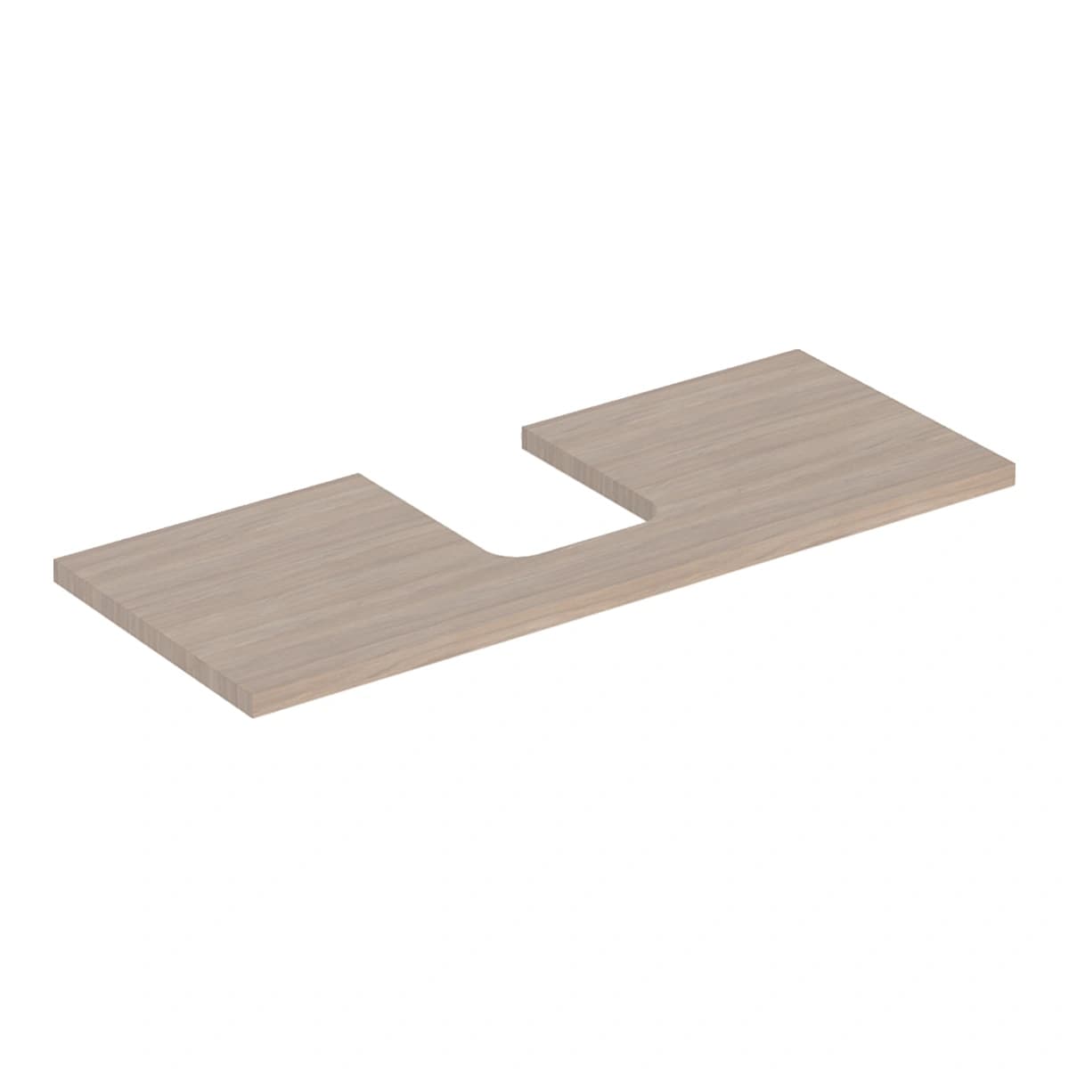 Geberit ONE 120 cm Ahşap Lavabo Tezgahı, Çanak Lavabo İçin, Meşe
