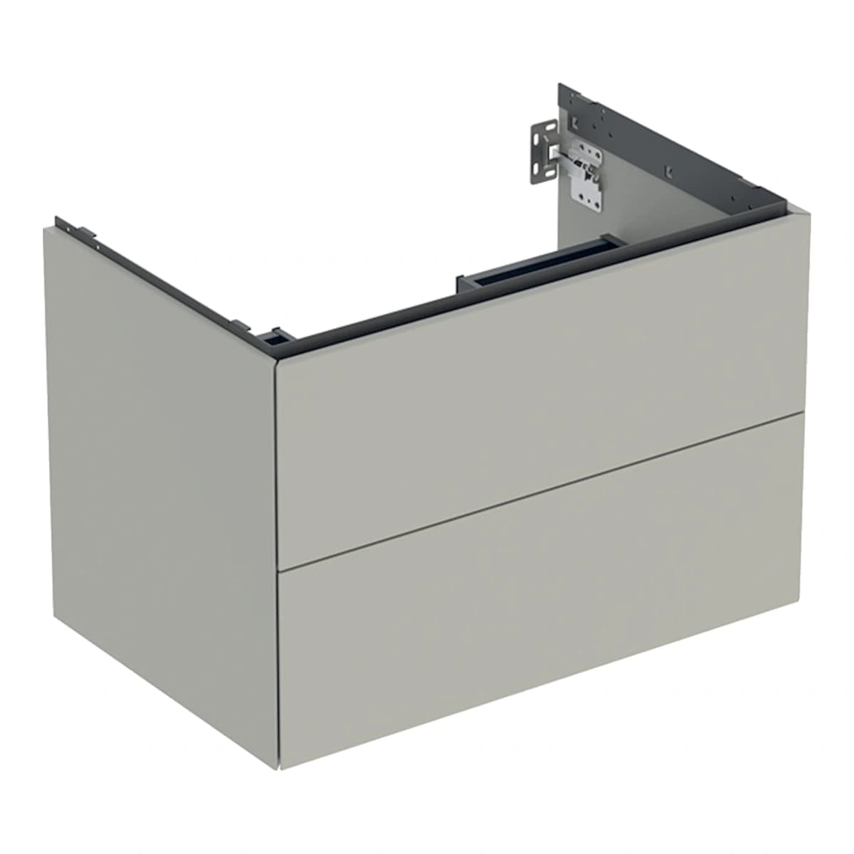 Geberit ONE 75 cm Çift Çekmeceli Lavabo Dolabı, Bej Gri
