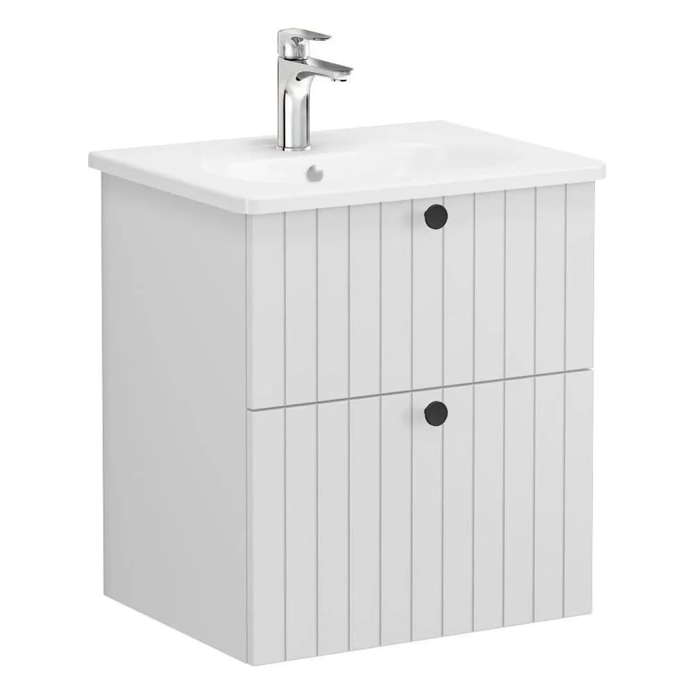 Vitra Root Groove 60 Cm Açık Gri 2 Çekmeceli Lavabo Dolabı