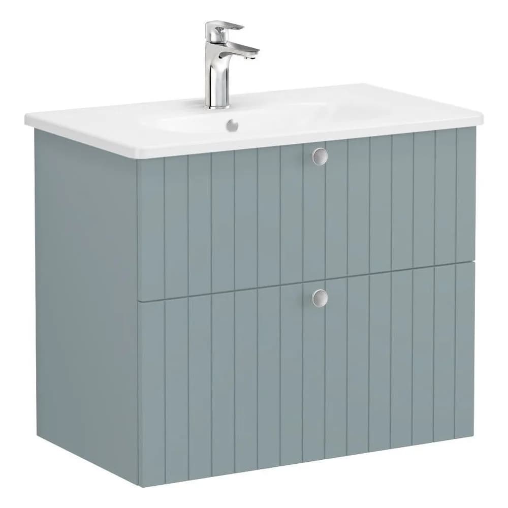 Vitra Root Groove 80 Cm Fiyord Yeşili Çekmeceli Lavabo Dolabı