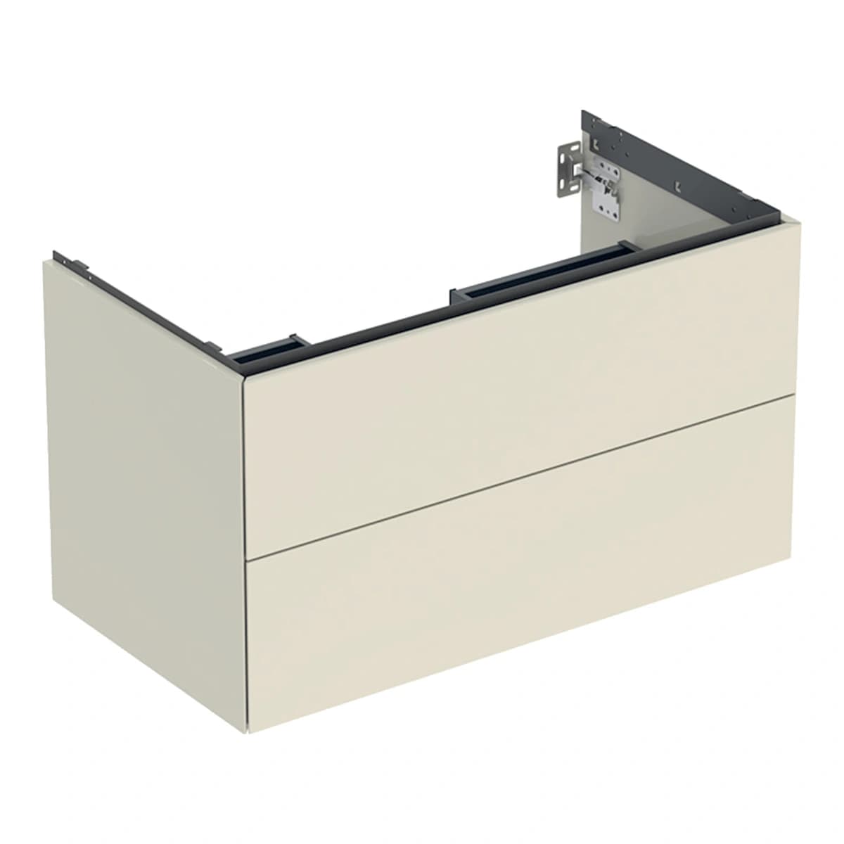 Geberit ONE 90 cm Kum Grisi Çift Çekmeceli Lavabo Dolabı