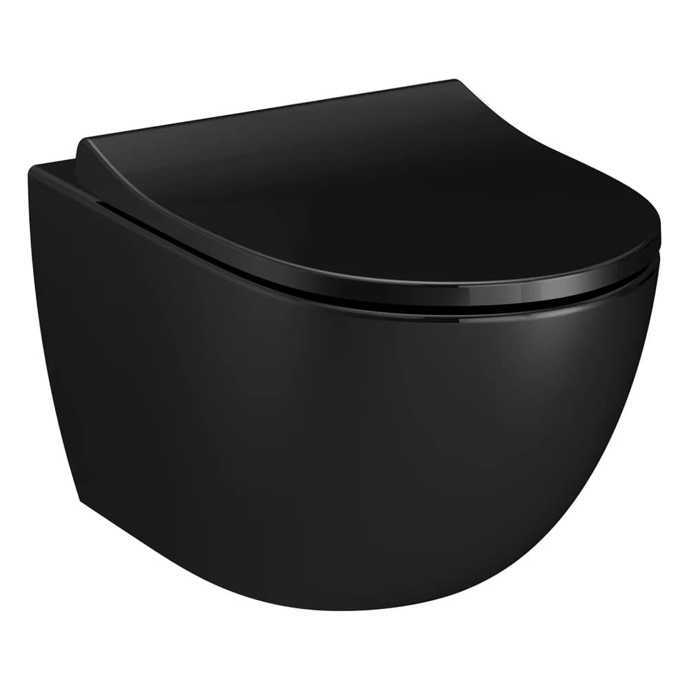 Vitra Sento Rim-ex Siyah Asma Klozet
