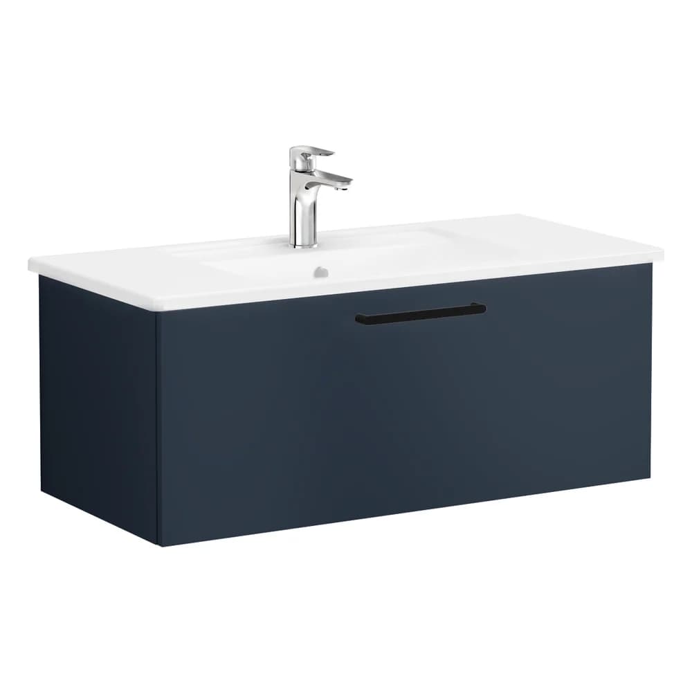 Vitra Root Flat 100 Cm Lacivert Tek Çekmeceli Lavabo Dolabı
