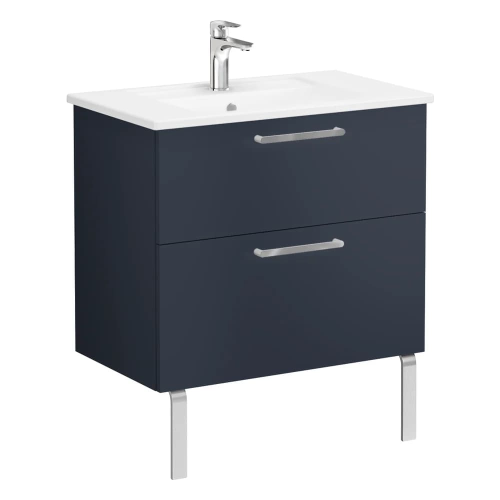 Vitra Root Flat 80 Cm Lacivert 2 Çekmeceli Lavabo Dolabı