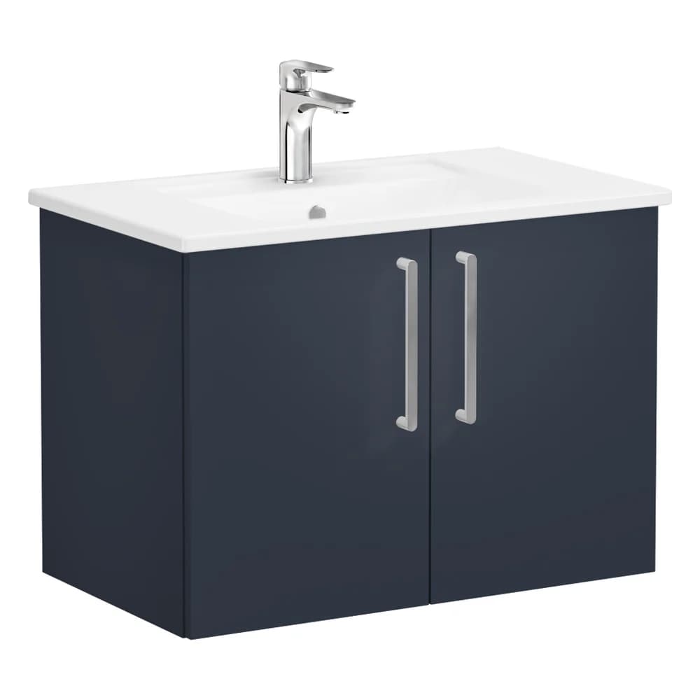 Vitra Root Flat 80 Cm Lacivert 2 Kapaklı Lavabo Dolabı
