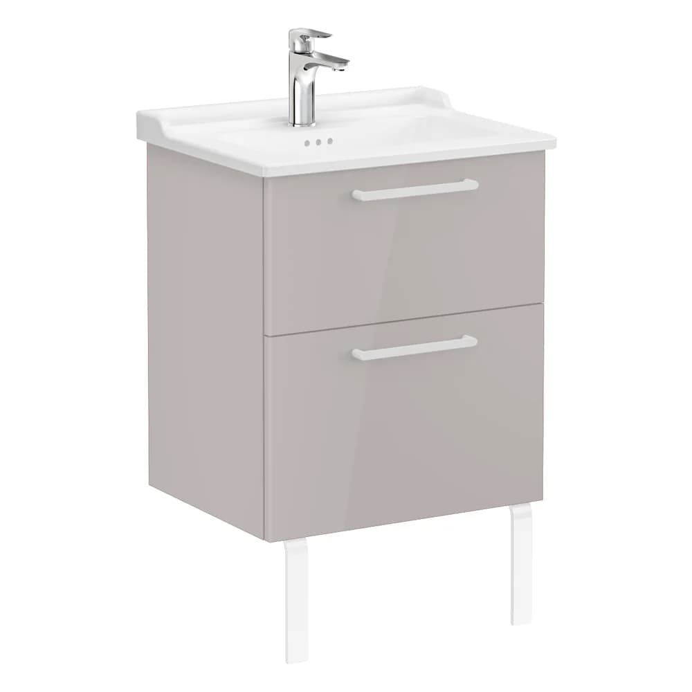 Vitra Root Flat 60 Cm Sahra Beji 2 Çekmeceli Lavabo Dolabı