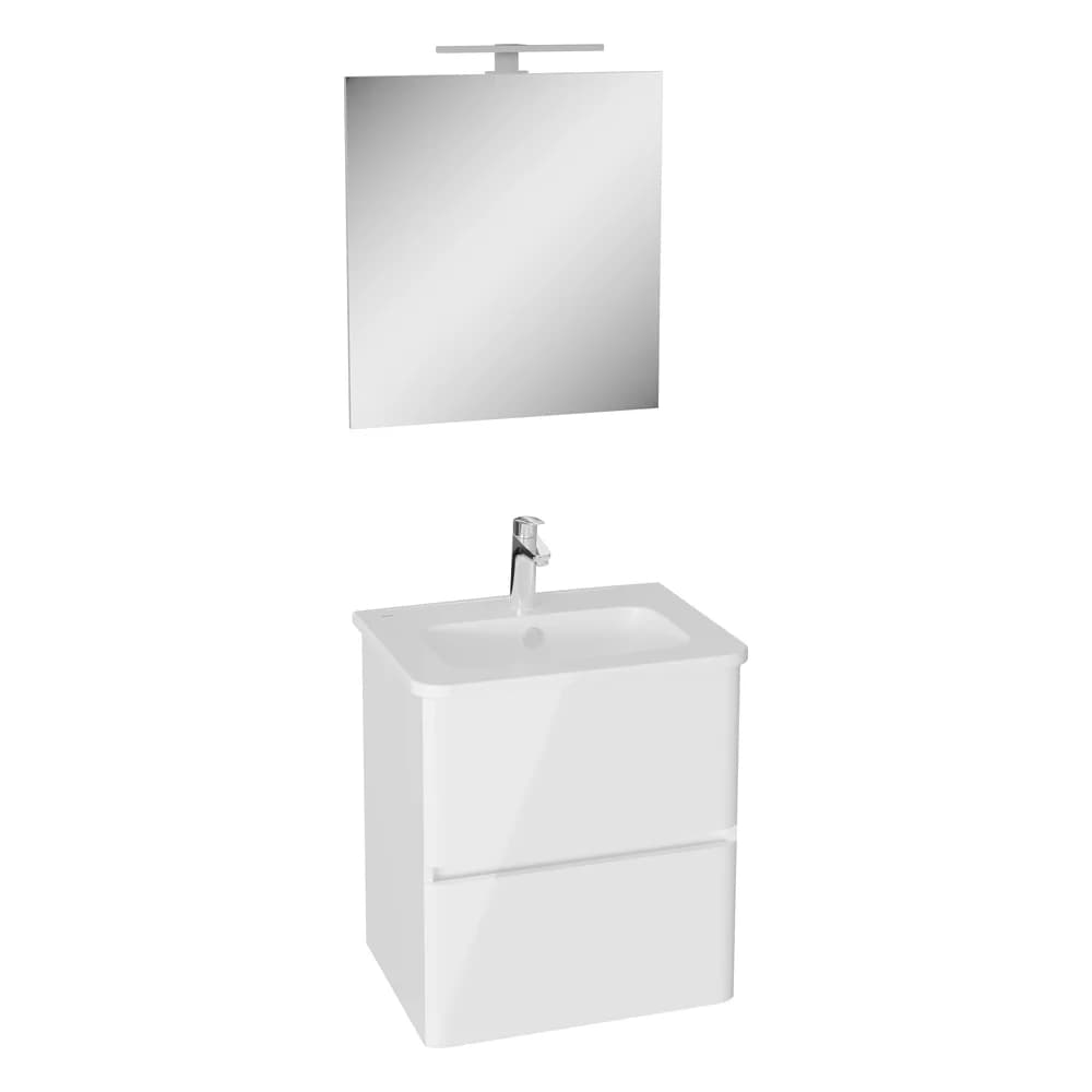Vitra Mia Plus Round 60 Cm Beyaz Çekmeceli Dolap Seti