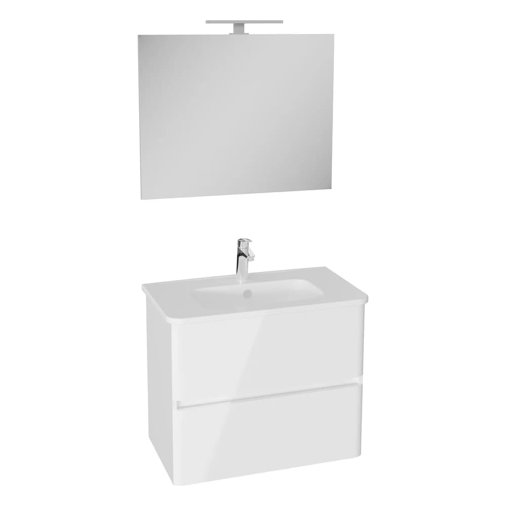 Vitra Mia Plus Round 80 Cm Beyaz Çekmeceli Dolap Seti