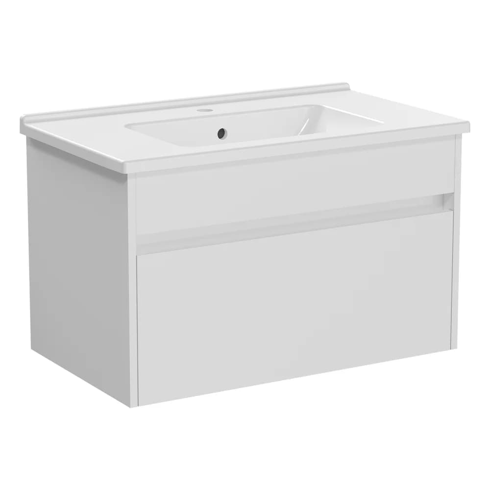 Vitra S30 80 Cm Beyaz Tek Çekmeceli Lavabo Dolabı