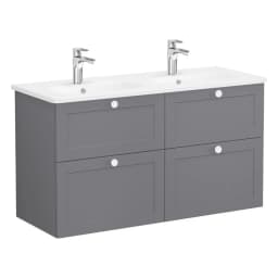 Vitra Root Classic 120 Cm Gri 4 Çekmeceli Lavabo Dolabı görsel 1