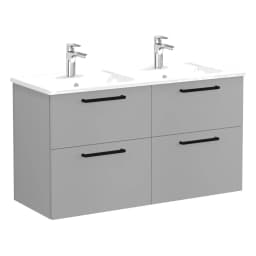 Vitra Root Flat 120 Cm Kaya Gri 4 Çekmeceli Lavabo Dolabı görsel 1