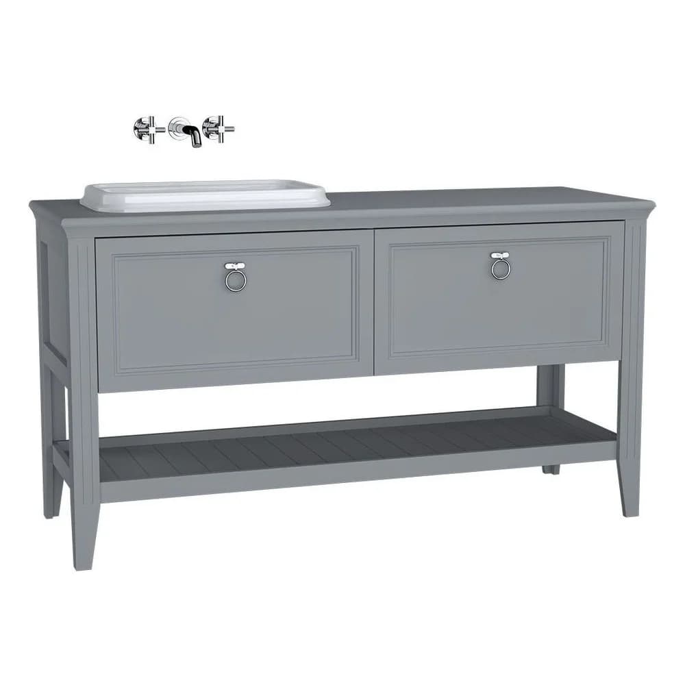 Vitra Valarte 150 Cm Gri Sol Lavabo Dolabı