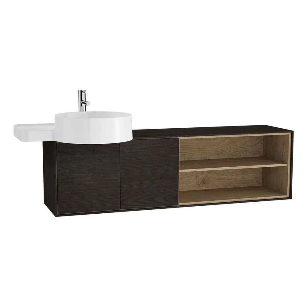 Vitra Voyage 130 Cm Antrasit Sol Lavabo Dolabı