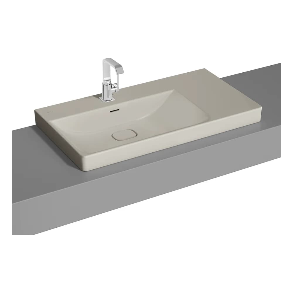 Vitra Metropole 90x47 Cm Taupe Çanak Lavabo