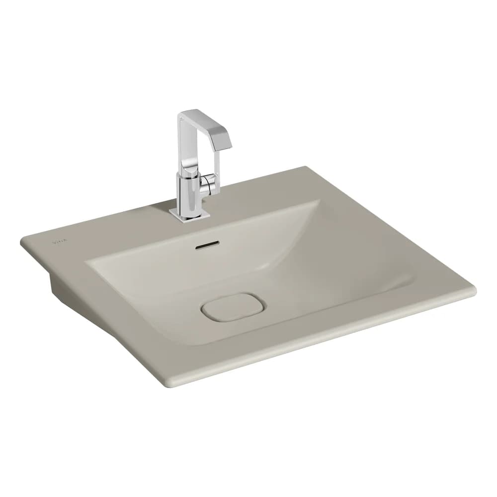 Vitra Metropole 60x53 Cm Taupe Etajerli Lavabo