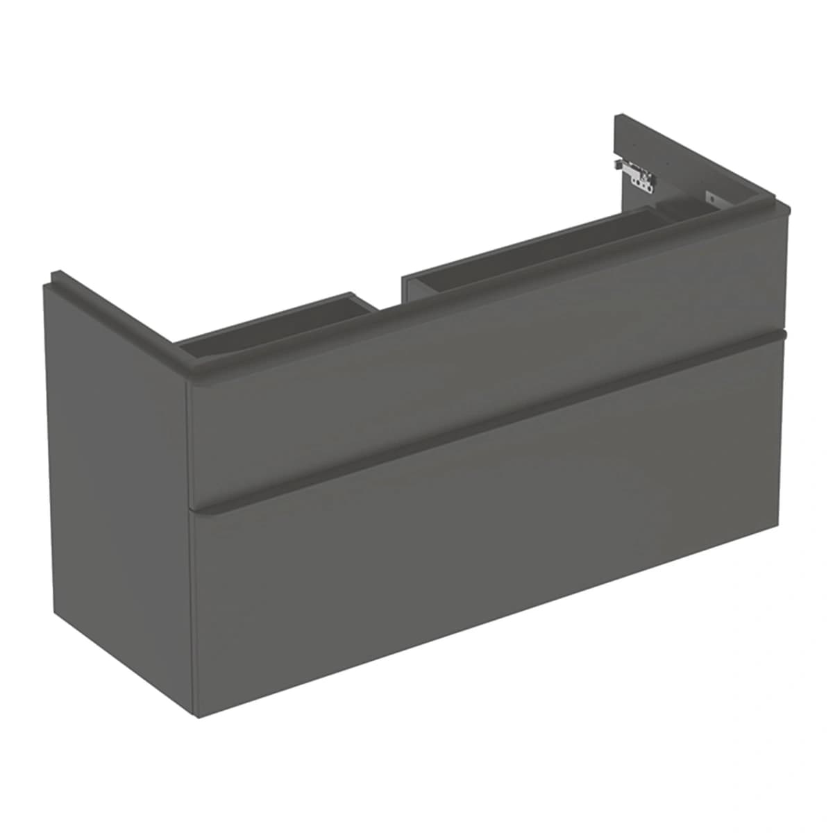 Geberit Smyle 120 cm Mat Antrasit Çekmeceli Lavabo Dolabı