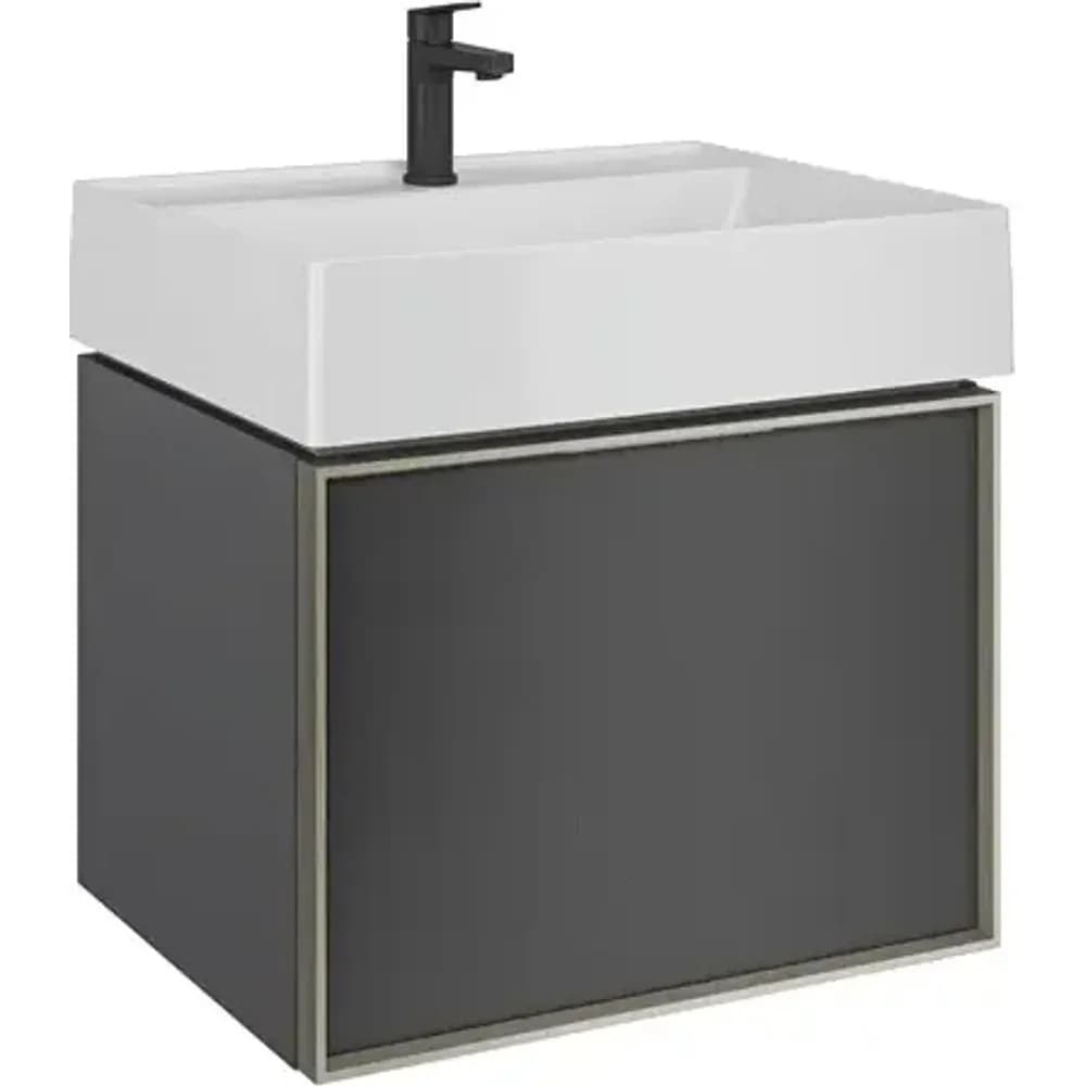 Kale Solid 65 Cm Antrasit Lavabosuz Alt Dolap